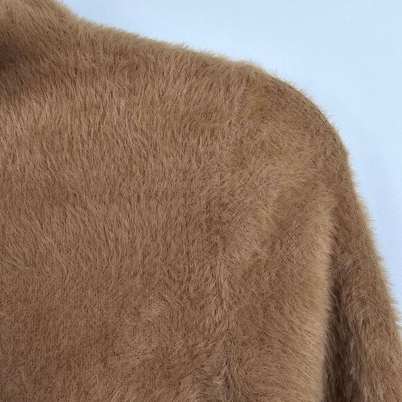 Aritzia Babaton Kuma Eyelash Sweater in Brown - Size S - Picture 5 of 11